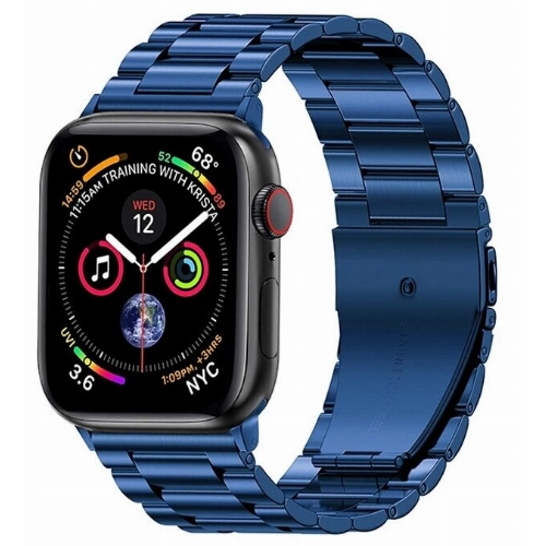 Металлический ремешок для Apple Watch 38, 40, 41 мм, синий